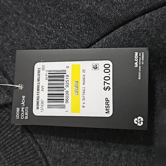 Under Armour Women's Softball Hoodie Medium Black - Picture 5 of 5